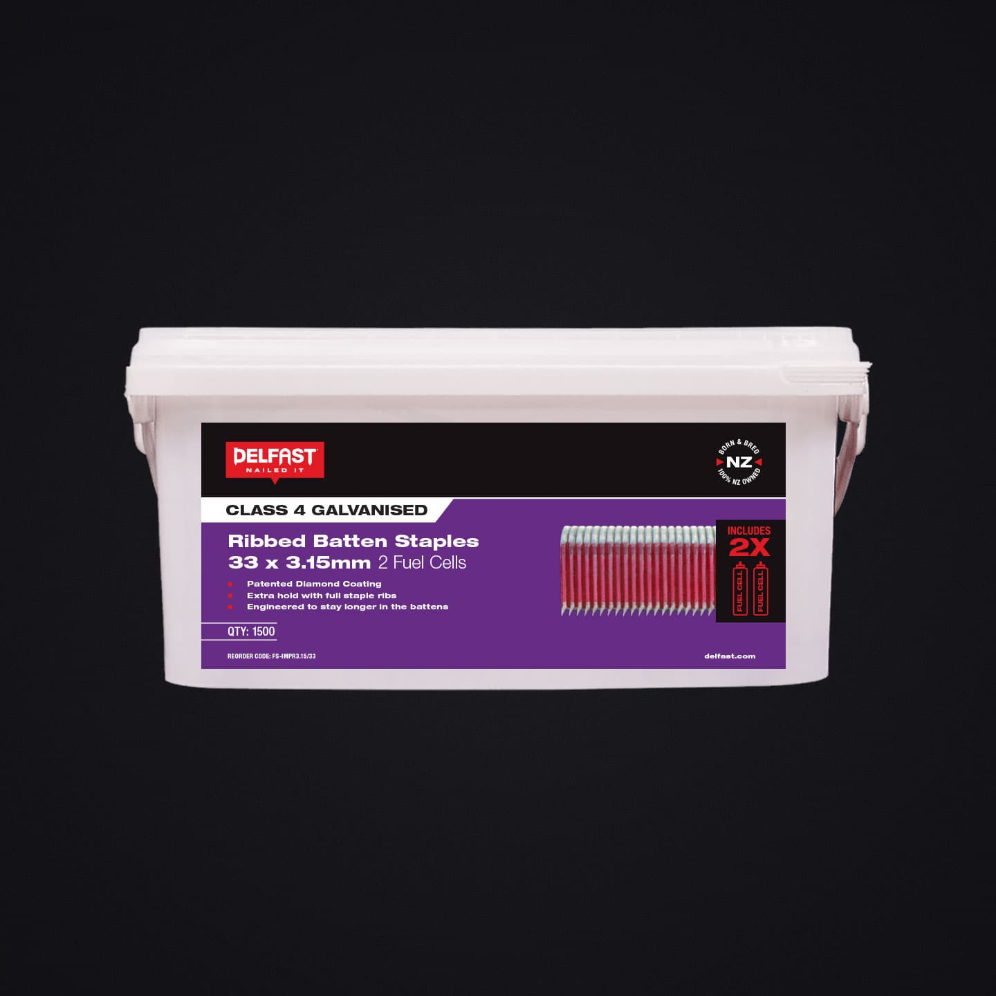 Ribbed Batten Staples +FUEL